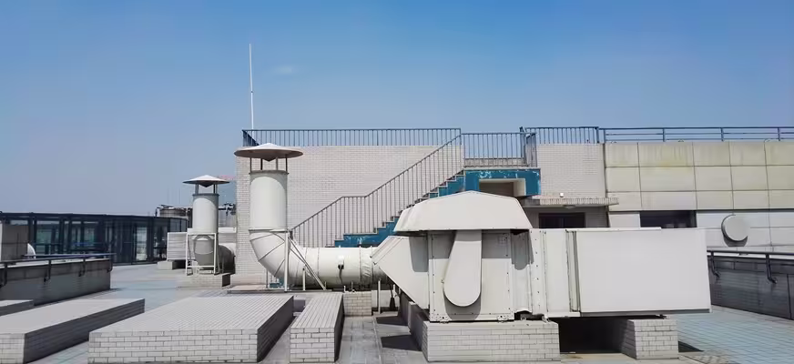 Installation and maintenance of a commercial HVAC system